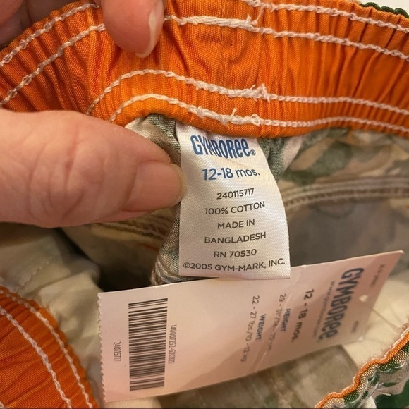 NWT~GYMBOREE Boys Swimwear Shorts Size 12-18 Mon - Picture 5 of 7